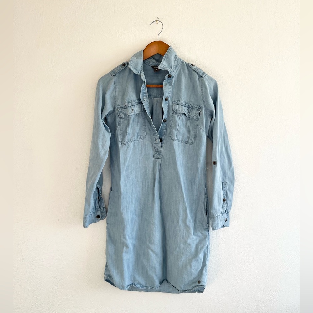 Eddie Bauer Button Denim Dress